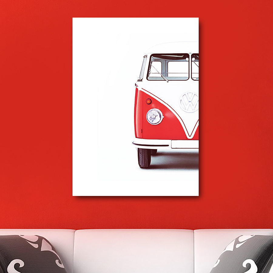 red camper van