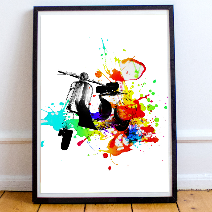 Moped splash