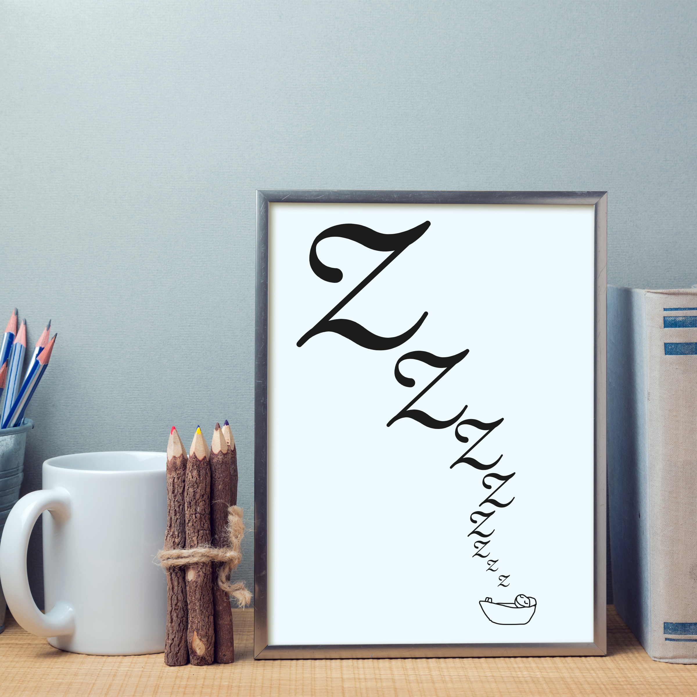 Zzzzz print